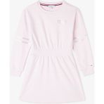 Tommy Hilfiger Satin Applique Çocuk Pembe Elbise - TOG-Pembe - 14 Yaş