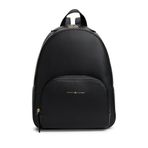 Tommy Hilfiger Sırt Çantası Th Metalik Logo Detaylı Pebble, Tek Ebat, AW0AW18118BDS, Black, kadın