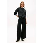 Tommy Hilfiger Siyah Denim 70'ler Stili Geniş Paça Yüksek Bel Kadın Jeans WW0WW482541BY
