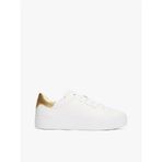 Tommy Hilfiger Siyah Deri Sneaker, 36, FW0FW08756, Triple Black, Kadın