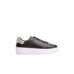 Tommy Hilfiger Siyah Deri Sneaker, 40, FW0FW08756, Triple Black, Kadın