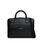 Tommy Hilfiger Siyah Erkek Deri Laptop Çantası TH BUSINESS COMPUTER BAG