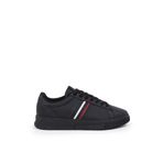 Tommy Hilfiger Siyah Erkek Sneaker MODERN CUPSOLE STRIPES LTH