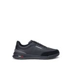 Tommy Hilfiger Siyah Erkek Sneaker RETRO RUNNER MIX LEATHER