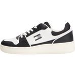 Tommy Hilfiger Siyah Retro Basket Sneaker, 44, TJM RETRO BASKET, SİYAH, Erkek
