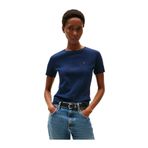 Tommy Hilfiger Slim Fit T-Shirt, S, WW0WW40587-C1G, Mavi, Kadın