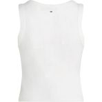 Tommy Hilfiger Slım Henley Gb Scoop-Nk Tank Top Kadın Beyaz T-Shirt - Ww0ww43920