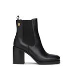 Tommy Hilfiger Square Toe Chelsea Yüksek Blok Topuklu Bot, 37, FW0FW08844, Siyah, Kadın