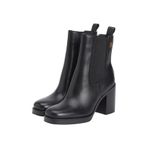 Tommy Hilfiger Square Toe Chelsea Yüksek Blok Topuklu Bot, 38, FW0FW08844, Siyah, Kadın