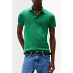 Tommy Hilfiger Streç Pamuklu Slim Fit Düğmeli Polo Yaka T Shirt Erkek Polo Yaka T Shirt MW0MW17771 L4F - 2XL - Yeşil