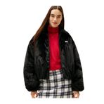 Tommy Hilfiger Suni Kürk Ceket, M, P69052S9530, SİYAH, Kadın