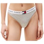 Tommy Hilfiger Tanga, L, UW0UW06039, Gri, kadın