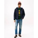 Tommy Hilfiger Tech Hooded Short Padded Jacket Erkek Mont MW0MW41363 - Lacivert