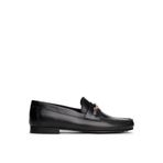 Tommy Hilfiger Th Chain Leather Loafer Casual Ayakkabı, 40, FW0FW08956, Black, Kadın