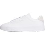 TOMMY HILFIGER TH COURT CORE Erkek Spor Ayakkabı, White, 40
