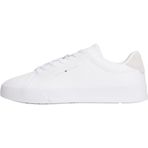 TOMMY HILFIGER TH COURT CORE Erkek Spor Ayakkabı, White, 45