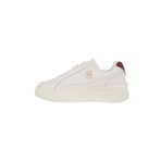 Tommy Hilfiger TH ELEVATED COURT SNEAKER Kadın Spor Ayakkabı, Beyaz, 40
