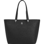 Tommy Hilfiger TH EMBLEM TOTE Kadın El Çantası Black Tek Beden