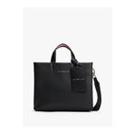 Tommy Hilfiger Th Establıshed Med Shopper Kadın Siyah Çanta Aw0aw17508bds