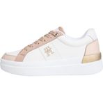 Tommy Hilfiger TH FASHION COURT SNEAKER Kadın Spor Ayakkabı, Beyaz, 39