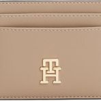 Tommy Hilfiger TH FEMININE CC HOLDER Kadın Cüzdan, Bej, Tek Beden