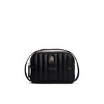 Tommy Hilfiger TH Feminine Conv Kamera Çantası BDS - Siyah Pürüzsüz Tek Boy, Bds - Black Smooth, Ölçü Birimi, Resmi