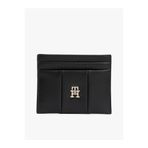 Tommy Hilfiger TH ICON CC HOLDER QUILTED Kadın Siyah Cüzdan - AW0AW17745