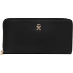 Tommy Hilfiger TH ICON LRG ZA Cüzdan Kadın BLACK Tek Beden
