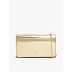 Tommy Hilfiger TH Icon Metalik Zincirli Kapaklı Kadın Gold Cüzdan AW0AW179590HS