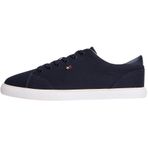 Tommy Hilfiger TH LOW PROFILE VULC CANVAS Kadın Spor Ayakkabı, Space Blue, 37