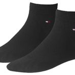Tommy Hilfiger TH MEN Quarter 2P Siyah Erkek Spor Ayakkabı Çorabı