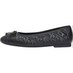 Tommy Hilfiger Th Quılted Ballerına Kadın Siyah Espadril - Fw0fw09264