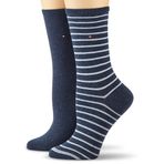 Tommy Hilfiger TH Small Stripe 2li Kadın Çorap