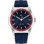Tommy Hilfiger TH1710738 Erkek Kol Saati Pilli Quartz 3 ATM Suya Dayanıklı Lacivert Silikon Kordon