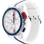 Tommy Hilfiger TH1792167 Erkek Kol Saati 5 ATM Suya Dayanıklı Beyaz Silikon Kordonlu Analog Model - STD