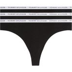 Tommy Hilfiger Thong Siyah 3'lü Kadın Külot