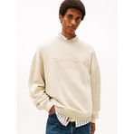 Tommy Hilfiger TJM 90s New Classics Bisiklet Yaka Sweatshirt, L, DM0DM22363, Kum Rengi, erkek