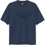 Tommy Hilfiger Tjm 90S New Classıcs Ss Tee Erkek Mavi T-Shirt - DM0DM22545