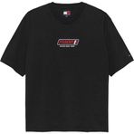 Tommy Hilfiger TJM 90S VINTAGE LA SS TEE Erkek T-shirt, Black, M