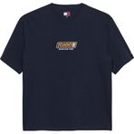 Tommy Hilfiger TJM 90S VINTAGE LA SS TEE Erkek T-shirt, Dark Night Navy, XL