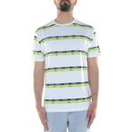 Tommy Hilfiger Tjm Camo Ground Logo Tee Beyaz White Ybr Erkek Üst Ve T-Shirt