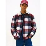 Tommy Hilfiger Tjm Check Teddy Overshırt Ext Erkek Mavi Gömlek - Dm0dm22010