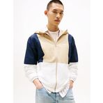 Tommy Hilfiger TJM CHICAGO WINDBREAKER EXT Erkek Ceket, Ecru/Multi, L