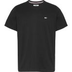 Tommy Hilfiger Tjm Classic Jersey Bisiklet Yaka Erkek T-Shirt - Siyah