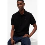 Tommy Hilfiger Tjm Erkek Regular Ess Siyah Polo Yaka T-Shirt