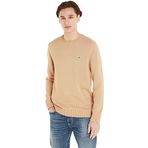 Tommy Hilfiger TJM ESSENTIAL CREW NECK SWEATER Erkek Kazak, Bej, M