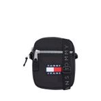 Tommy Hilfiger TJM HERITAGE REPORTER 16x14x4 cm Siyah Erkek Fermuarlı Postacı Çantası