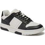 Tommy Hilfiger Tjm Leather Cupsole 2.0 Siyah Erkek Ayakkabı Düz Tabanlı Şık Tasarım