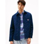 TOMMY HILFIGER TJM QUILTED PADDED OVERSHIRT Erkek Gömlek, Mavi, M