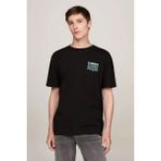 Tommy Hilfiger Tjm Reg 1985 Pop Tee Siyah Erkek Kısa Kol T-Shirt